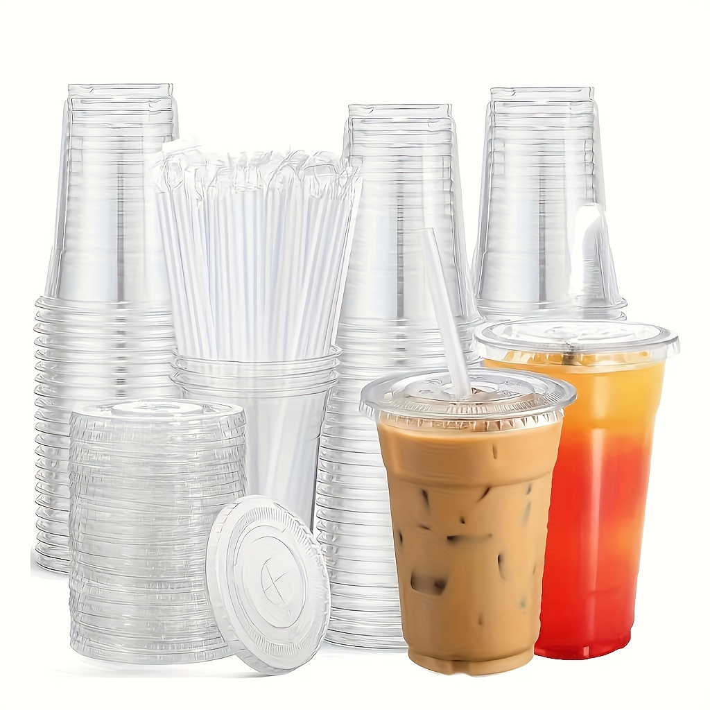 Transparent plastic cup with f - đánh giá và giá Reusable Straw
