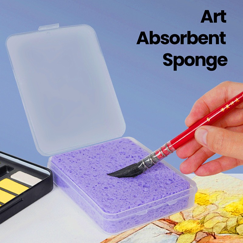Boxed Watercolor Pigment Paint - đánh giá và giá Eco Sponge