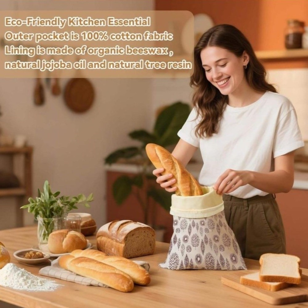 New Reusable Beeswax Bread Bag - đánh giá và giá Reusable Bag