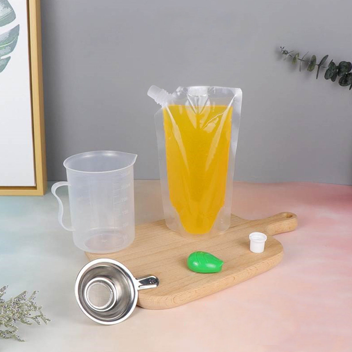 6Pcs Clear Plastic Drinks Flas - đánh giá và giá Reusable Bottle