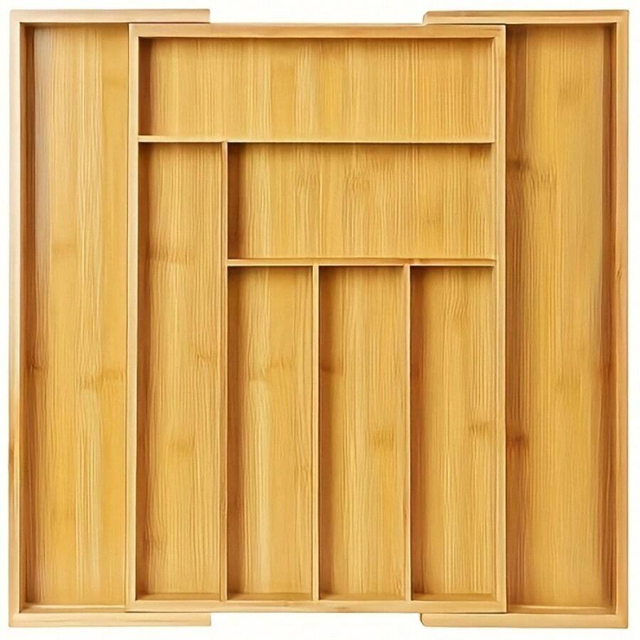 Bamboo Drawer Organizer, Expan - đánh giá và giá Bamboo Cutlery