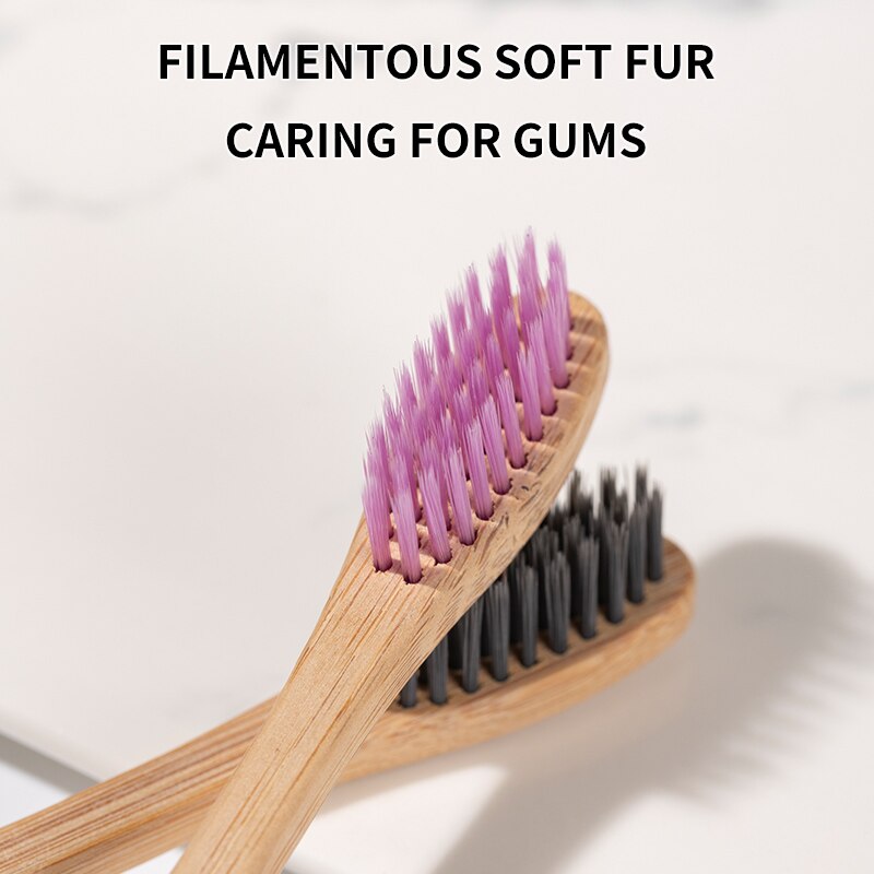 10PCS Bamboo Toothbrush Set -  - đánh giá và giá Bamboo Toothbrush