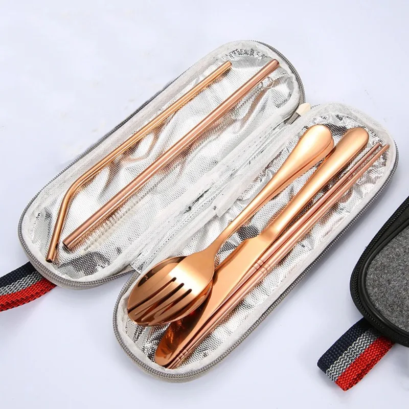 Tableware Reusable Travel Cutl - đánh giá và giá Bamboo Cutlery